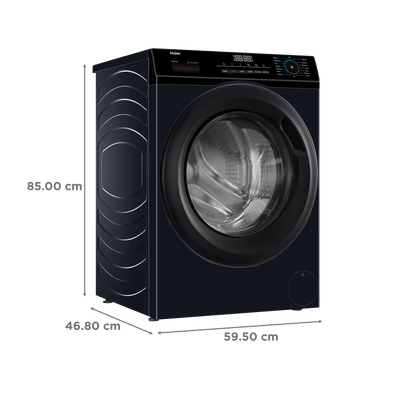 Haier 7 kg 5 Star Inverter Fully Automatic Front Load Washing Machine (HW70-IM12929BKU1, Anti Bacterial Technology, Black)