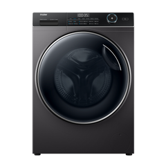Haier 9 kg Fully Automatic Front Load Washing Machine (HW90-DM14959CS8U1, Direct Motion Motor, Dark Jade Silver)