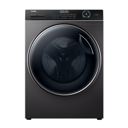Haier 9 kg Fully Automatic Front Load Washing Machine (HW90-DM14959CS8U1, Direct Motion Motor, Dark Jade Silver)