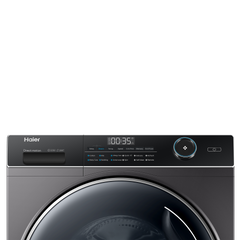 Haier 9 kg Fully Automatic Front Load Washing Machine (HW90-DM14959CS8U1, Direct Motion Motor, Dark Jade Silver)
