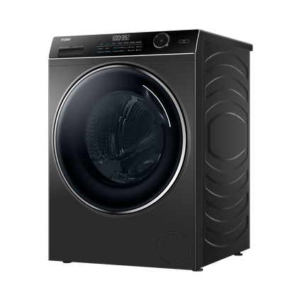 Haier 9 kg Fully Automatic Front Load Washing Machine (HW90-DM14959CS8U1, Direct Motion Motor, Dark Jade Silver)