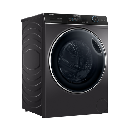 Haier 9 kg Fully Automatic Front Load Washing Machine (HW90-DM14959CS8U1, Direct Motion Motor, Dark Jade Silver)