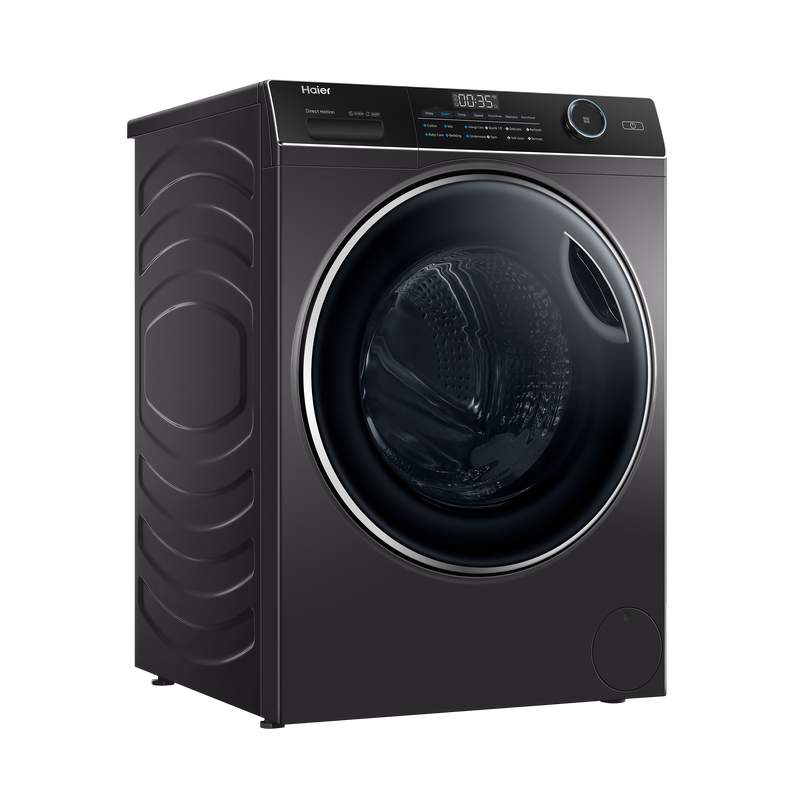 Haier 9 kg Fully Automatic Front Load Washing Machine (HW90-DM14959CS8U1, Direct Motion Motor, Dark Jade Silver)