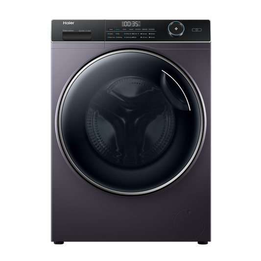Haier 8 kg Fully Automatic Front Load Washing Machine (HW80-DM14959CS6U1, Direct Motion Motor, Starry Silver)