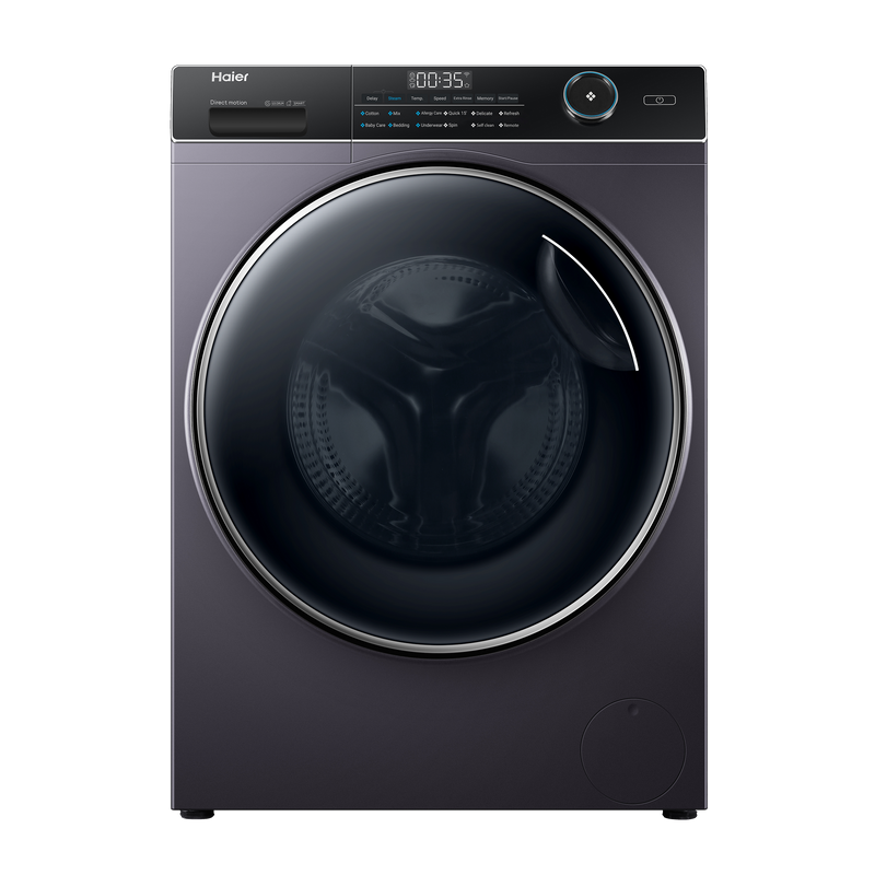 Haier 8 kg Fully Automatic Front Load Washing Machine (HW80-DM14959CS6U1, Direct Motion Motor, Starry Silver)
