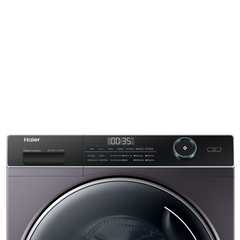 Haier 8 kg Fully Automatic Front Load Washing Machine (HW80-DM14959CS6U1, Direct Motion Motor, Starry Silver)
