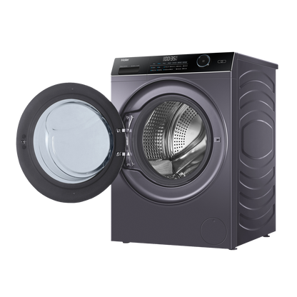 Haier 8 kg Fully Automatic Front Load Washing Machine (HW80-DM14959CS6U1, Direct Motion Motor, Starry Silver)