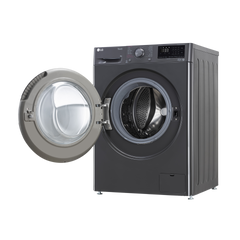 LG 8 Kg 5 Star Inverter Fully Automatic Front Load Washing Machine (FHP1208A5M.AMBQEIL, In-built Heater, Middle Black)