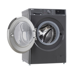 LG 8 Kg 5 Star Inverter Fully Automatic Front Load Washing Machine (FHP1208A5M.AMBQEIL, In-built Heater, Middle Black)