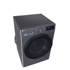 LG 8 Kg 5 Star Inverter Fully Automatic Front Load Washing Machine (FHP1208A5M.AMBQEIL, In-built Heater, Middle Black)