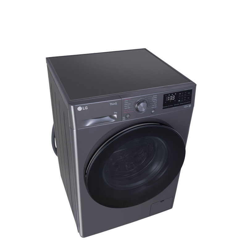 LG 8 Kg 5 Star Inverter Fully Automatic Front Load Washing Machine (FHP1208A5M.AMBQEIL, In-built Heater, Middle Black)