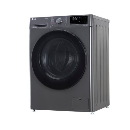 LG 8 Kg 5 Star Inverter Fully Automatic Front Load Washing Machine (FHP1208A5M.AMBQEIL, In-built Heater, Middle Black)