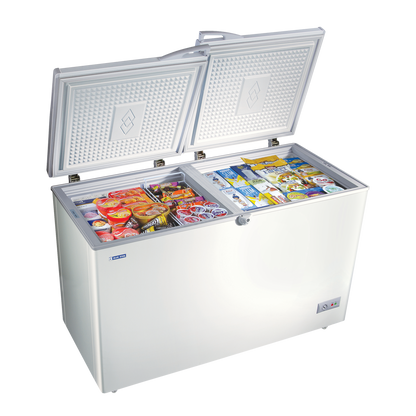 Blue Star 335 Litres Double Door Chest Freezer (Direct Cooling Technology, CHFK350DGS, White)