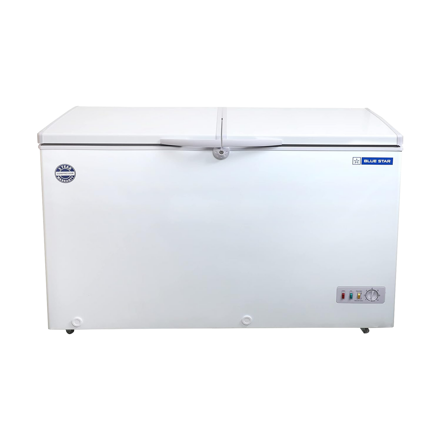 Blue Star 335 Litres Double Door Chest Freezer (Direct Cooling Technology, CHFK350DGS, White)