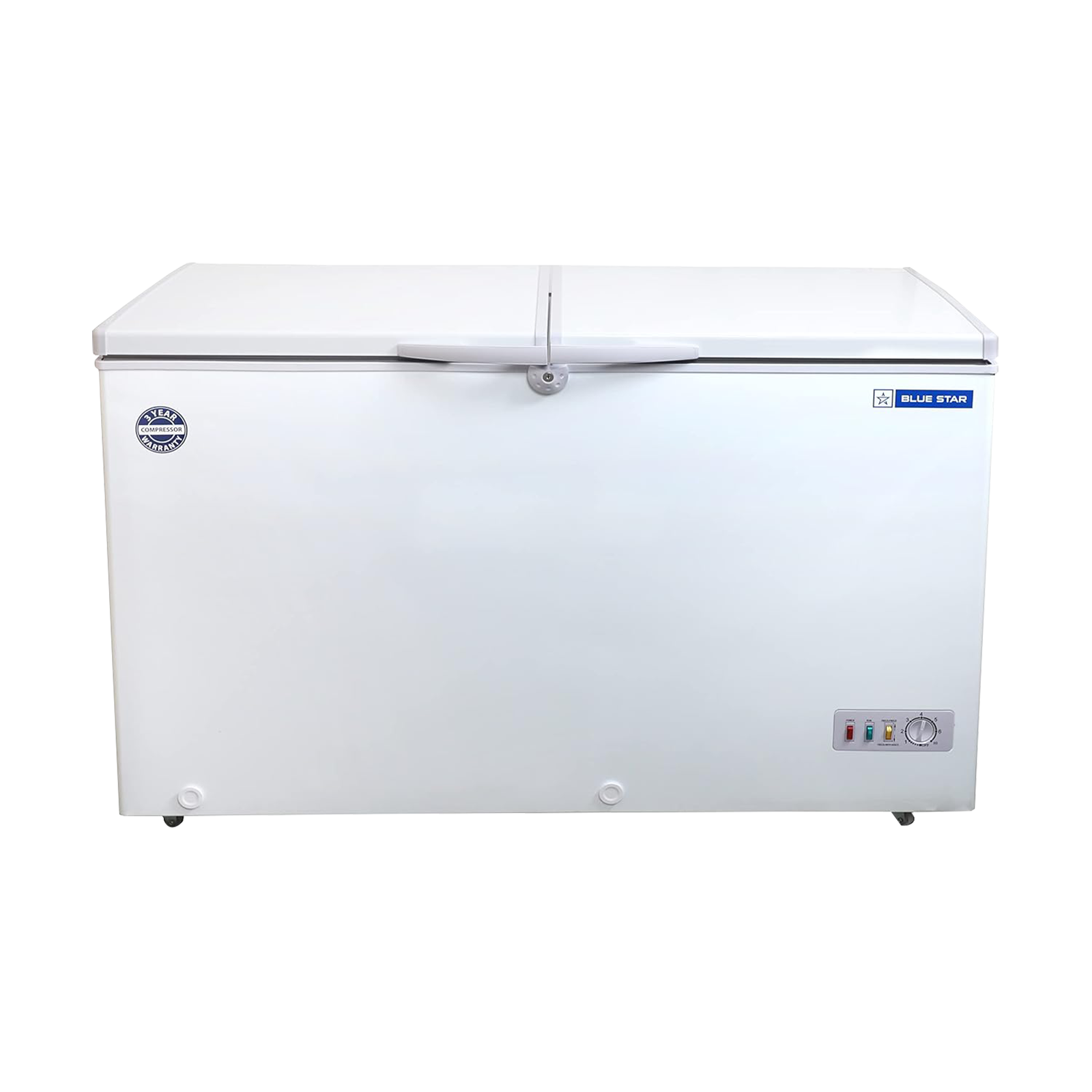 Blue Star 335 Litres Double Door Chest Freezer (Direct Cooling Technology, CHFK350DGS, White)