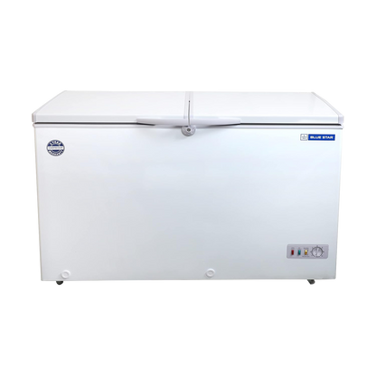Blue Star 335 Litres Double Door Chest Freezer (Direct Cooling Technology, CHFK350DGS, White)