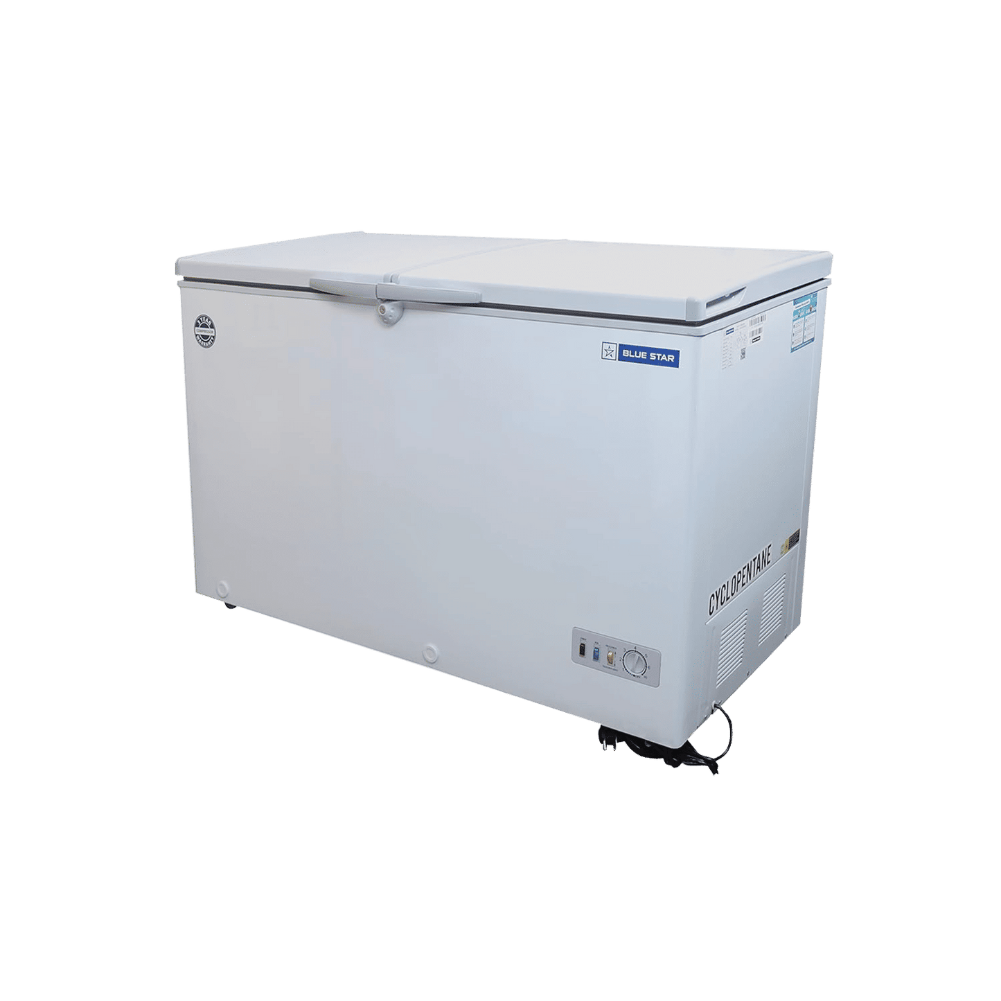 Blue Star 335 Litres Double Door Chest Freezer (Direct Cooling Technology, CHFK350DGS, White)