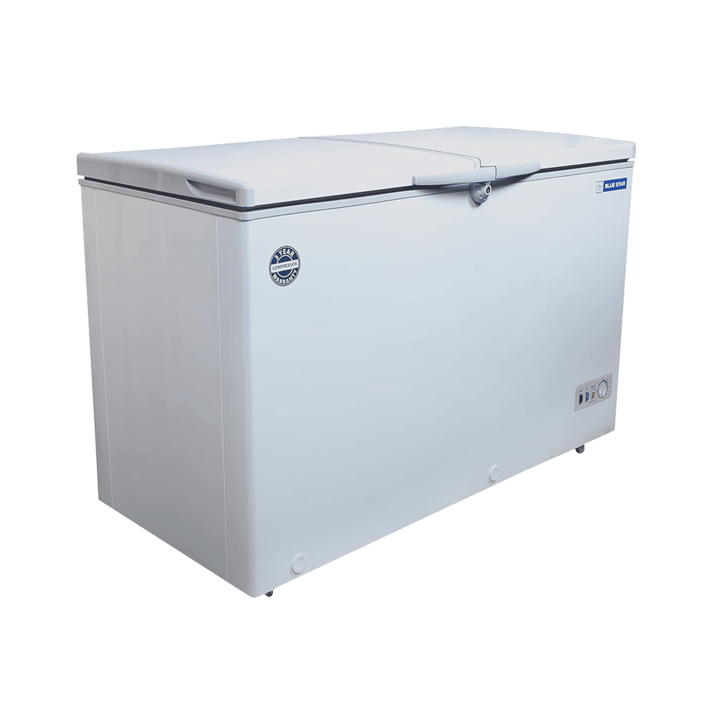 Blue Star 335 Litres Double Door Chest Freezer (Direct Cooling Technology, CHFK350DGS, White)
