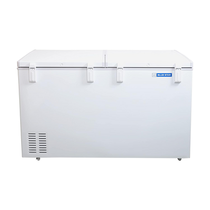 Blue Star 335 Litres Double Door Chest Freezer (Direct Cooling Technology, CHFK350DGS, White)