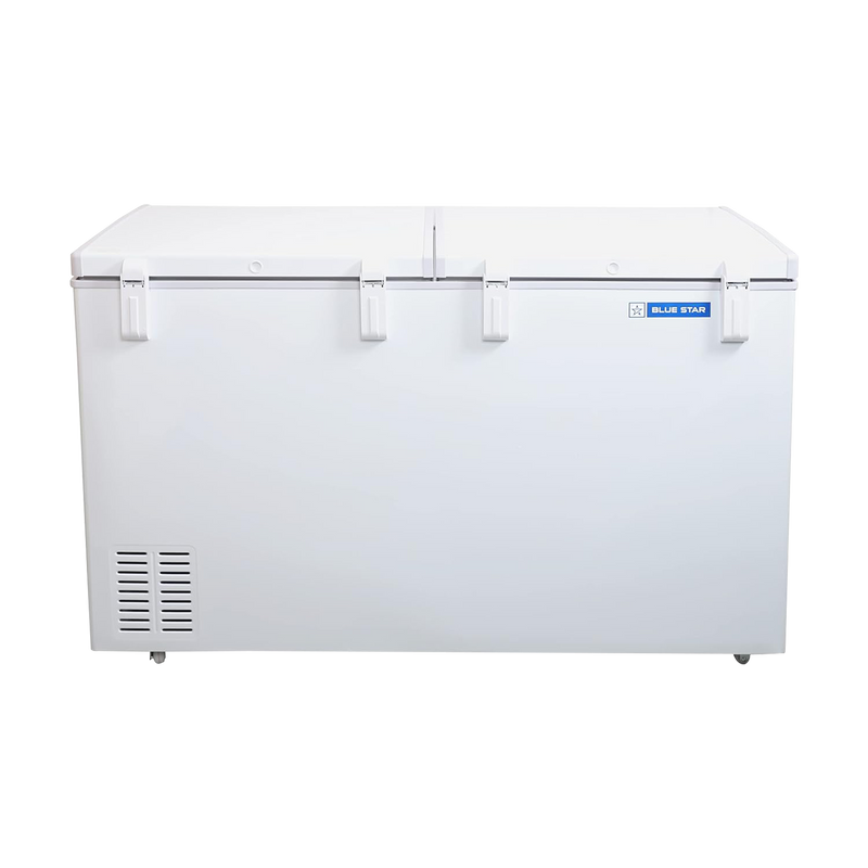 Blue Star 335 Litres Double Door Chest Freezer (Direct Cooling Technology, CHFK350DGS, White)