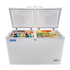 Blue Star 335 Litres Double Door Chest Freezer (Direct Cooling Technology, CHFK350DGS, White)