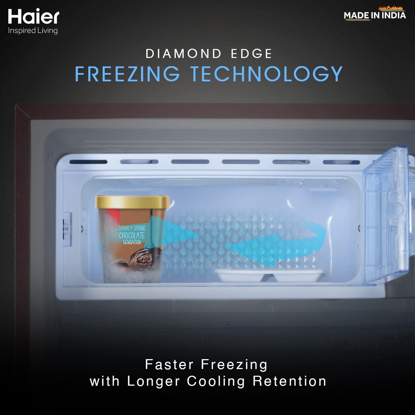 Haier 185 Litres 2 Star Direct Cool Single Door Refrigerator with Antibacterial Gasket (HED-192RS-P, Red Steel)