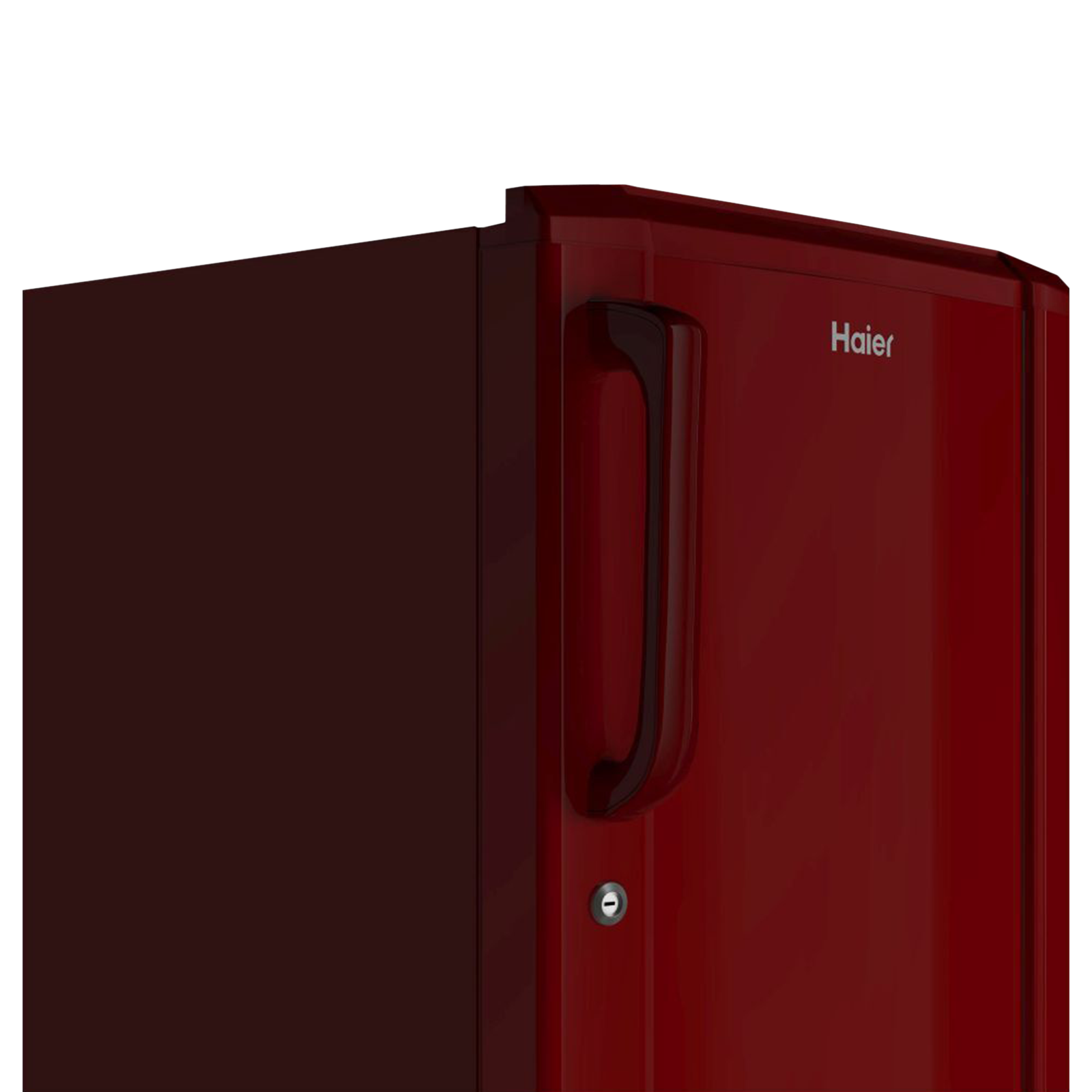 Haier 185 Litres 2 Star Direct Cool Single Door Refrigerator with Antibacterial Gasket (HED-192RS-P, Red Steel)