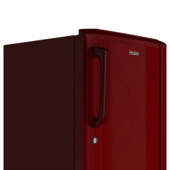Haier 185 Litres 2 Star Direct Cool Single Door Refrigerator with Antibacterial Gasket (HED-192RS-P, Red Steel)