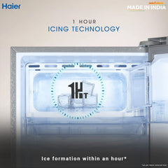 Haier 190 Litres 5 Star Direct Cool Single Door Refrigerator with Antibacterial Gasket (HED-205DS-P, Dazzle Steel)