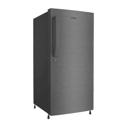 Haier 190 Litres 5 Star Direct Cool Single Door Refrigerator with Antibacterial Gasket (HED-205DS-P, Dazzle Steel)