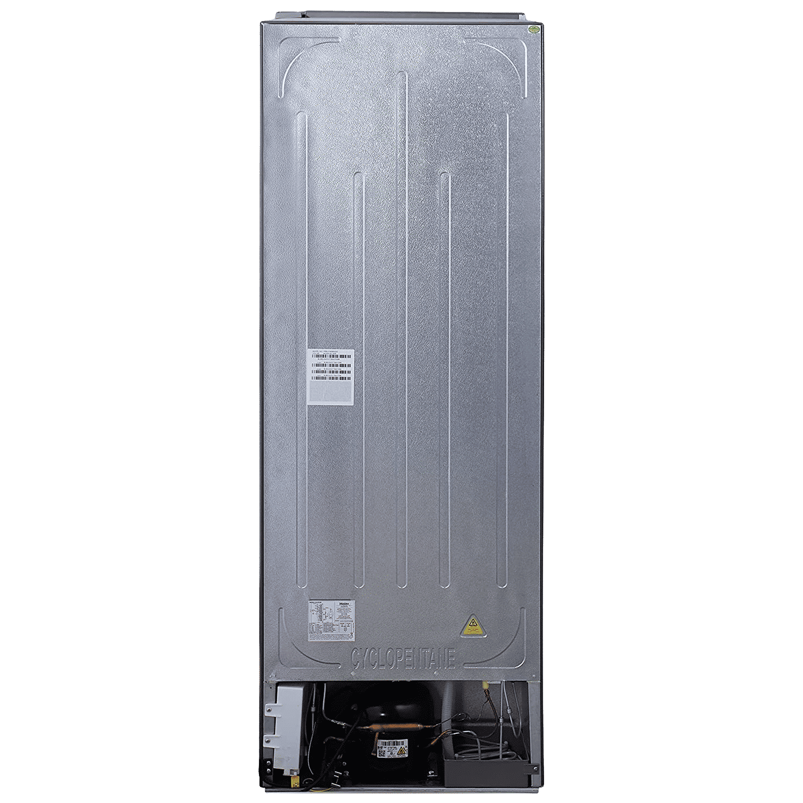 Haier 237 Litres 2 Star Frost Free Double Door Bottom Mount Convertible Refrigerator with Anti-bacterial Gasket (HEB-242GS-P, Moon Silver)