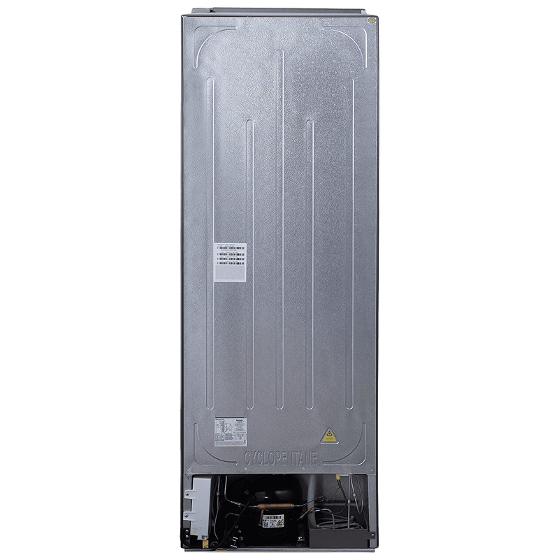 Haier 237 Litres 2 Star Frost Free Double Door Bottom Mount Convertible Refrigerator with Anti-bacterial Gasket (HEB-242GS-P, Moon Silver)