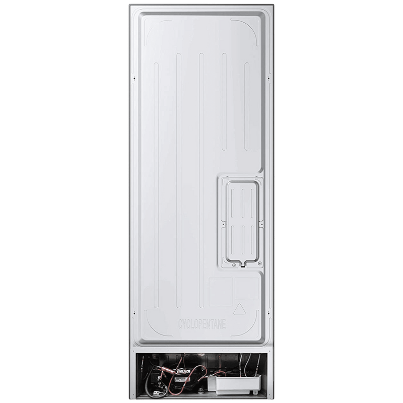 Haier 325 Litres 3 Star Frost Free Double Door Bottom Mount Convertible Refrigerator with Antibacterial Gasket (HEB-333DS-P, Dazzle Steel)