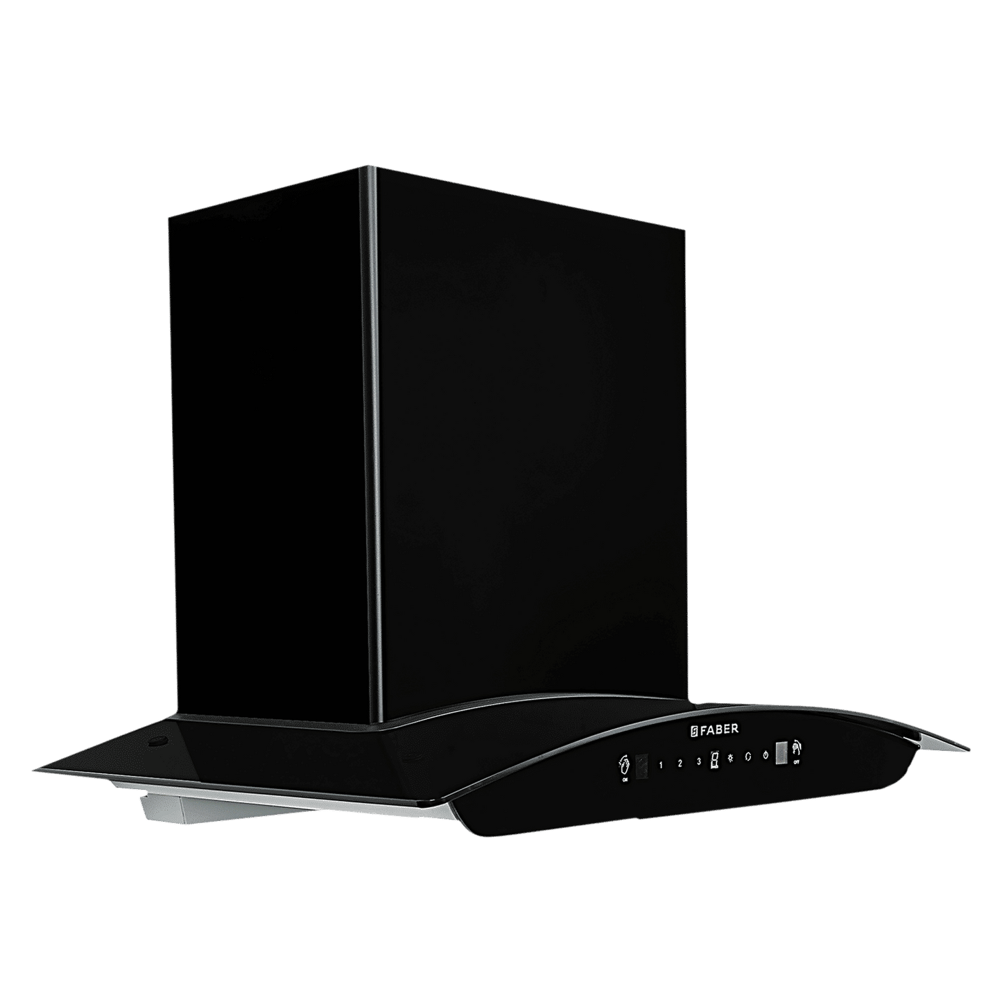 FABER SUNNY IN HC SC FL LG 60cm 1200m3/hr Ducted Auto Clean Wall Mounted Chimney with Touch & Gesture Control (Black)