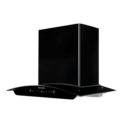 FABER SUNNY IN HC SC FL LG 60cm 1200m3/hr Ducted Auto Clean Wall Mounted Chimney with Touch & Gesture Control (Black)