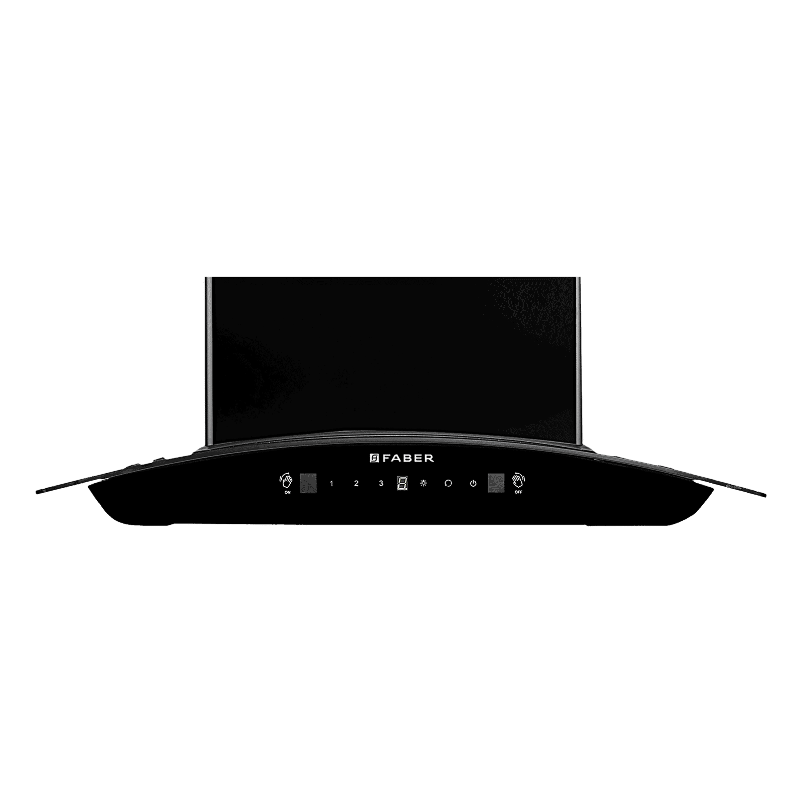 FABER SUNNY IN HC SC FL LG 60cm 1200m3/hr Ducted Auto Clean Wall Mounted Chimney with Touch & Gesture Control (Black)