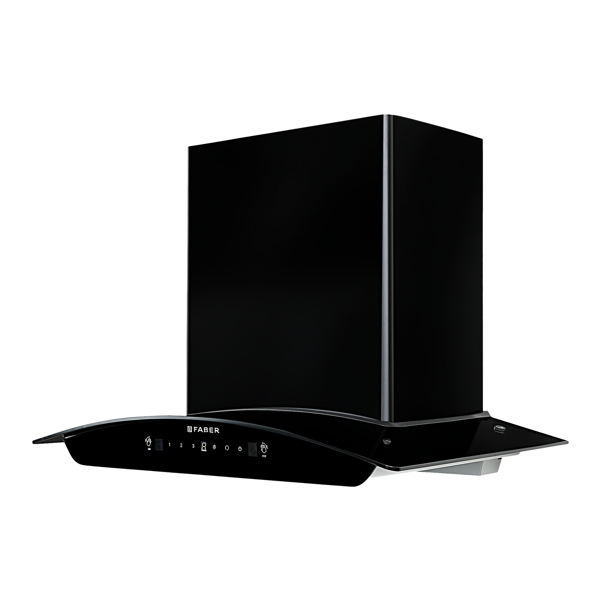 FABER SUNNY IN HC SC FL LG 60cm 1200m3/hr Ducted Auto Clean Wall Mounted Chimney with Touch & Gesture Control (Black)