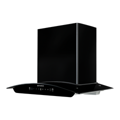 FABER SUNNY IN HC SC FL LG 60cm 1200m3/hr Ducted Auto Clean Wall Mounted Chimney with Touch & Gesture Control (Black)