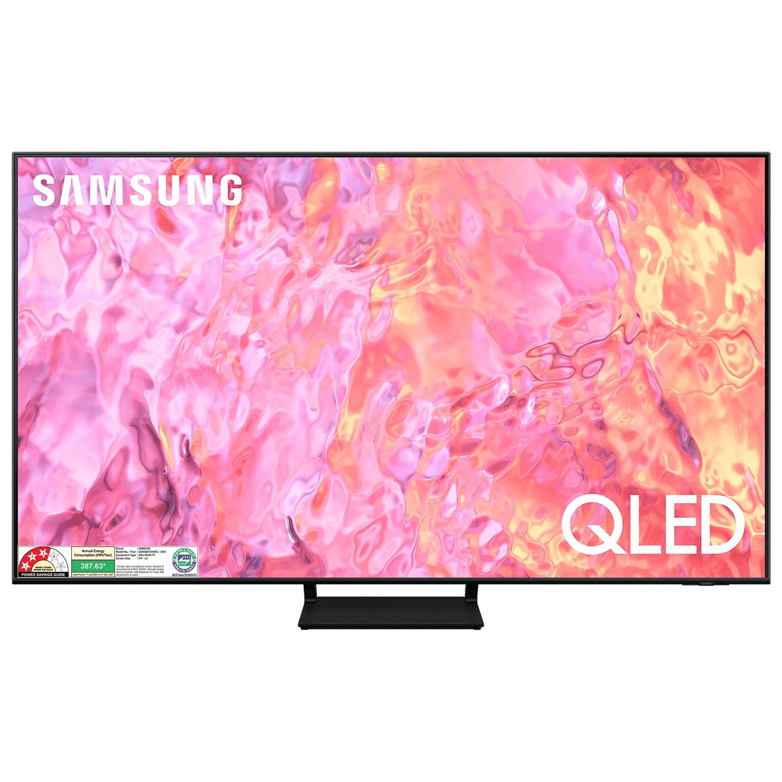 SAMSUNG 6 Series 214 cm (85 inch) QLED 4K Tizen TV with Bezel-less Display