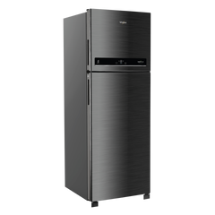 Whirlpool Intellifresh 411 Litres 2 Star Frost Free Double Door Convertible Refrigerator with Stabilizer Free Operation (IF INV CNV PLATINA, Grey)