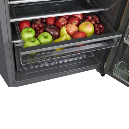 Whirlpool Intellifresh 411 Litres 2 Star Frost Free Double Door Convertible Refrigerator with Stabilizer Free Operation (IF INV CNV PLATINA, Grey)