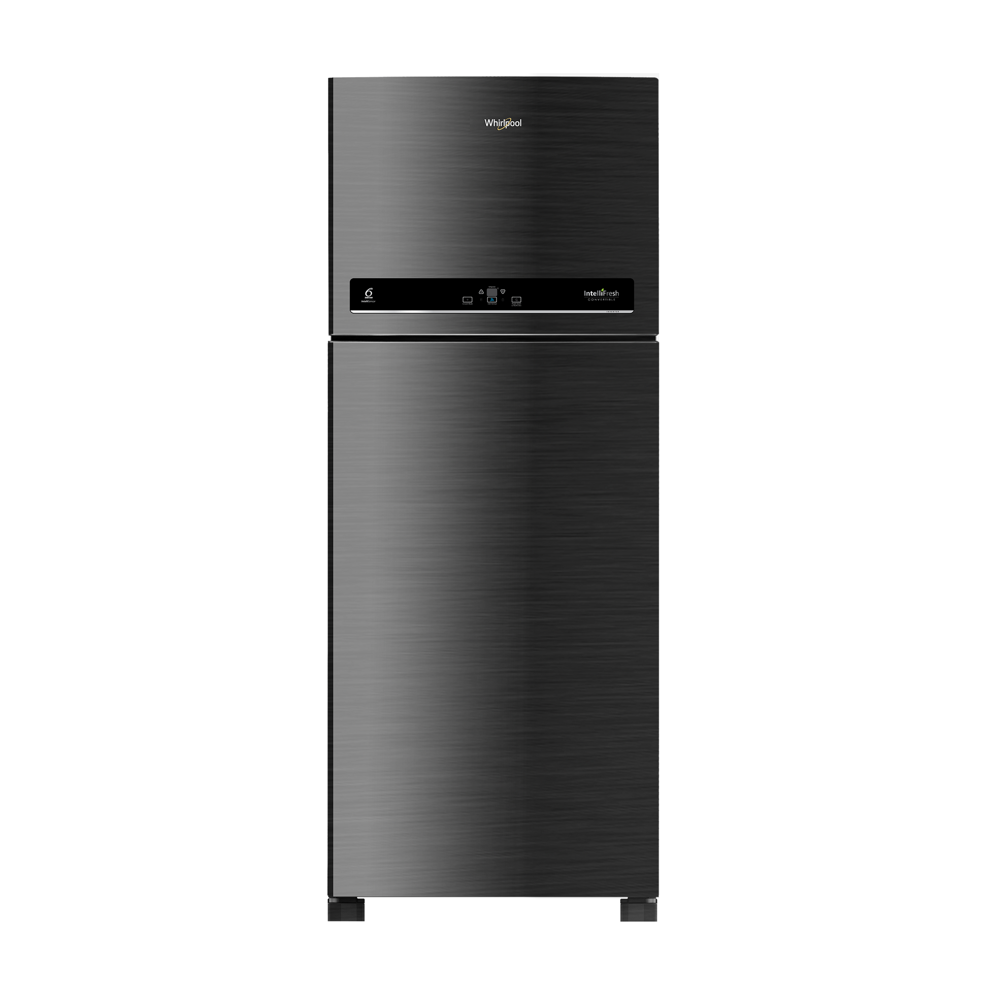 Whirlpool Intellifresh 411 Litres 2 Star Frost Free Double Door Convertible Refrigerator with Stabilizer Free Operation (IF INV CNV PLATINA, Grey)