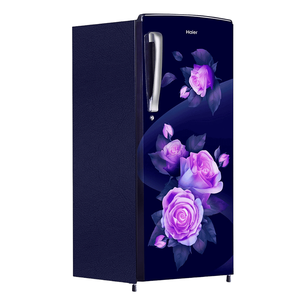 Haier 205 Litres 3 Star Direct Cool Single Door Refrigerator with Diamond Edge Freezing Technology (HRD-2263CMR-N, Marine Rose)