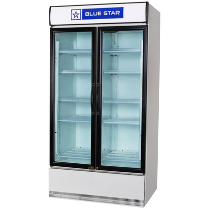 Blue Star 947 Litres Direct Cool Double Door Refrigerator with Temperature Settings (SC1000F, White)