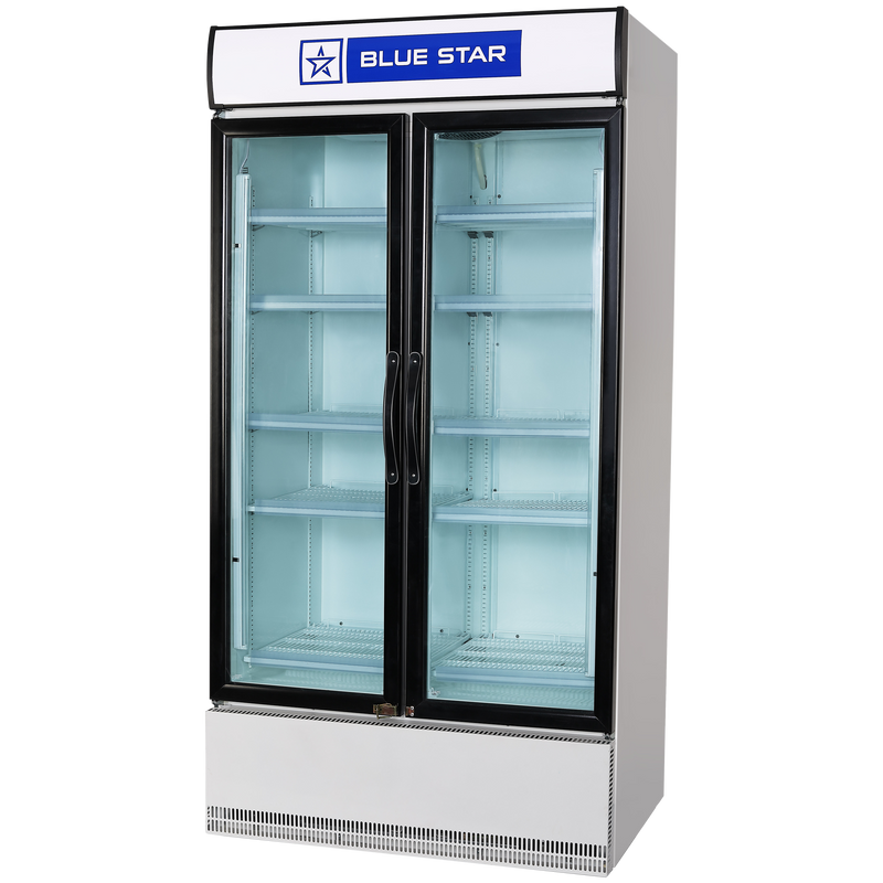 Blue Star 947 Litres Direct Cool Double Door Refrigerator with Temperature Settings (SC1000F, White)