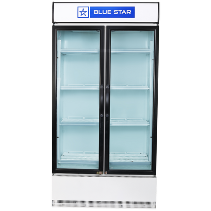 Blue Star 947 Litres Direct Cool Double Door Refrigerator with Temperature Settings (SC1000F, White)
