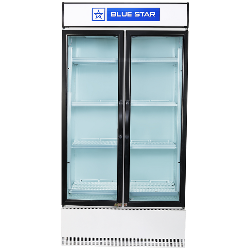 Blue Star 947 Litres Direct Cool Double Door Refrigerator with Temperature Settings (SC1000F, White)