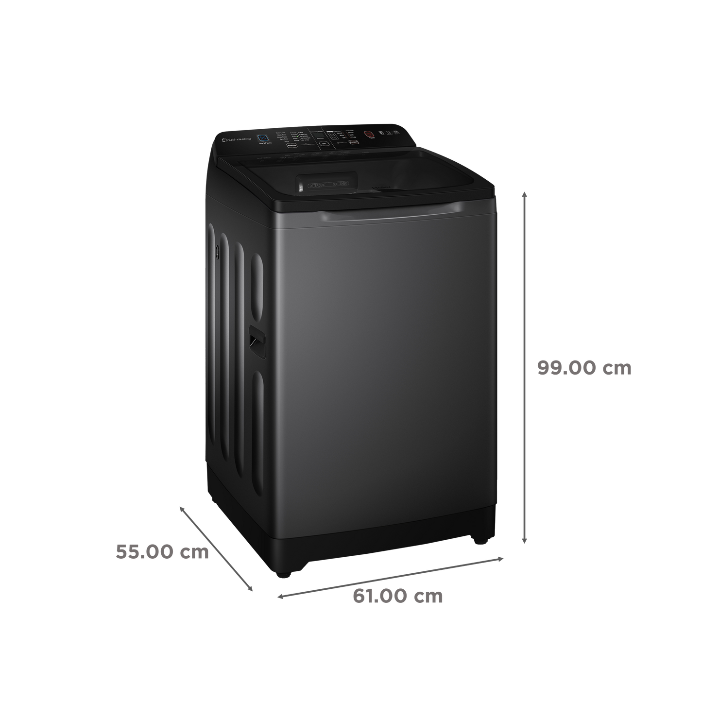 Haier 8 Kg 5 Star Fully Automatic Top Load Washing Machine (HSW80-678ES8NOIDA, Energy Saving, Dark Jade Silver)