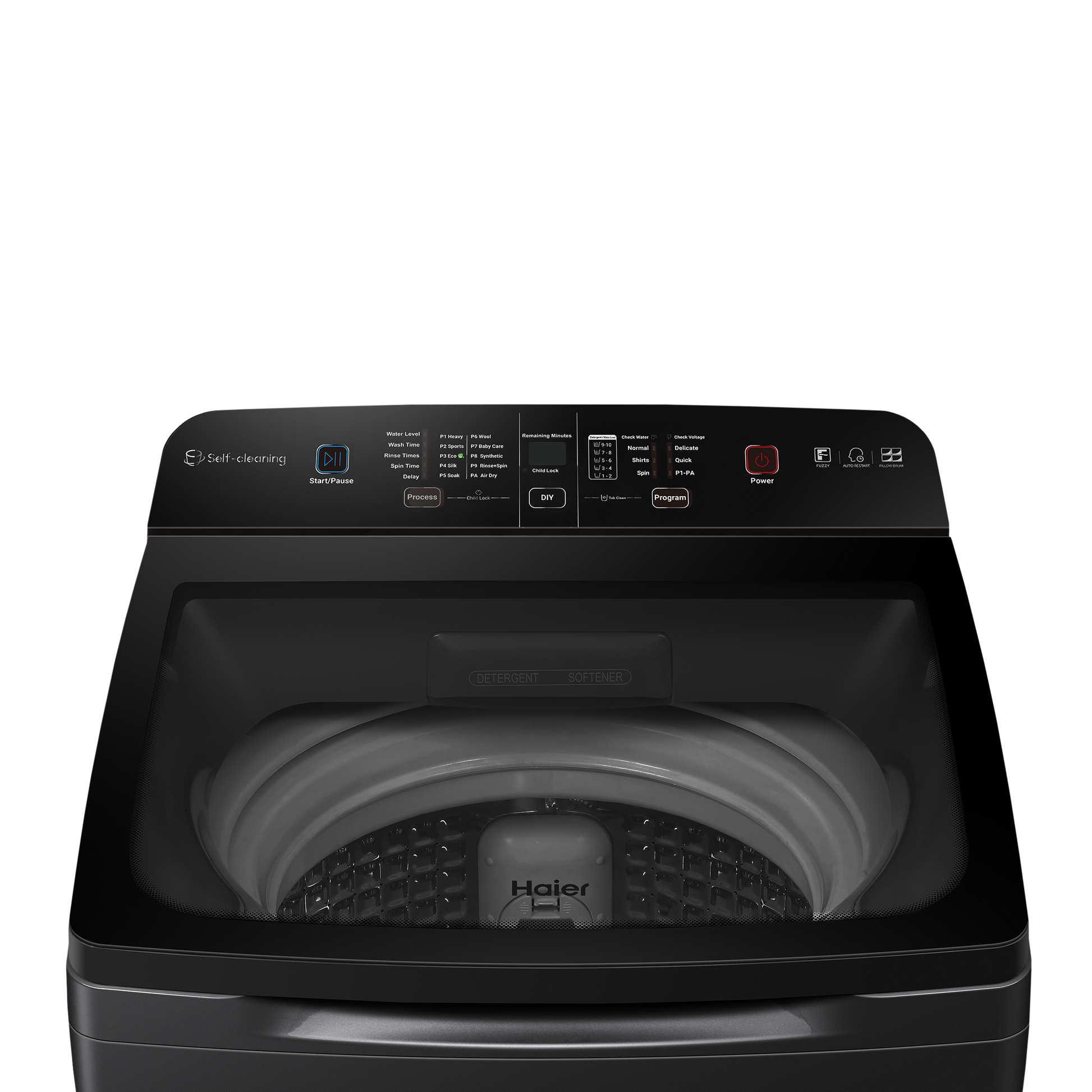 Haier 8 Kg 5 Star Fully Automatic Top Load Washing Machine (HSW80-678ES8NOIDA, Energy Saving, Dark Jade Silver)