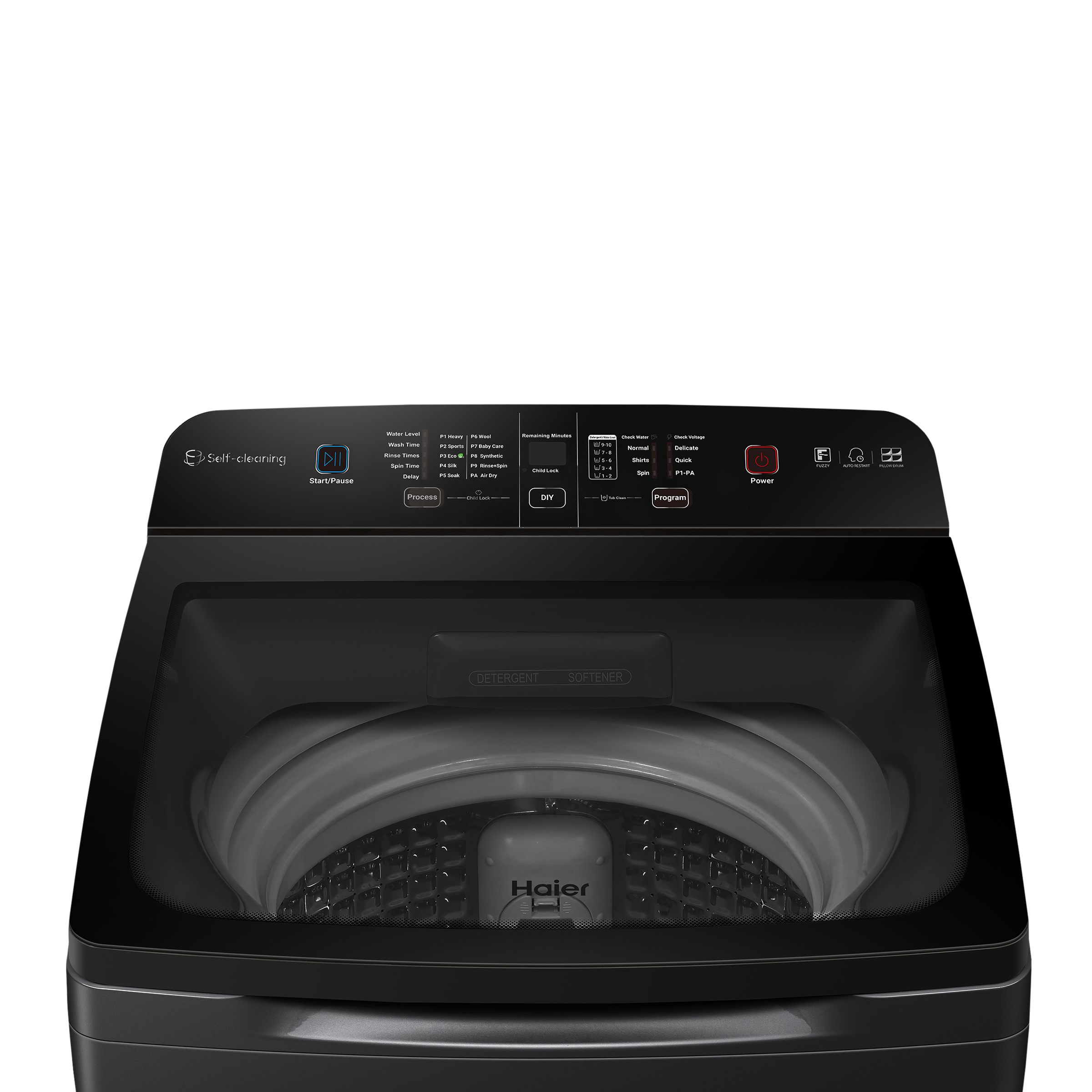 Haier 8 Kg 5 Star Fully Automatic Top Load Washing Machine (HSW80-678ES8NOIDA, Energy Saving, Dark Jade Silver)